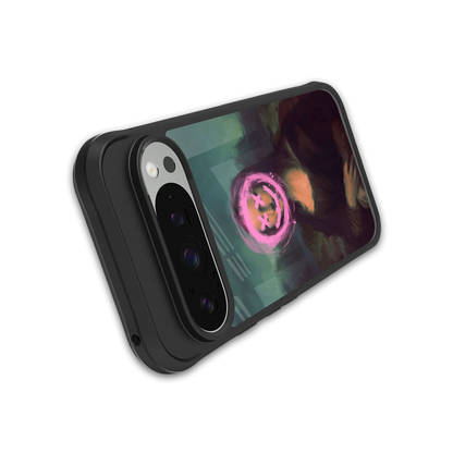 Graffiti Lisa stylish phone case for google pixel 9 pro | glossy glass and slim fit