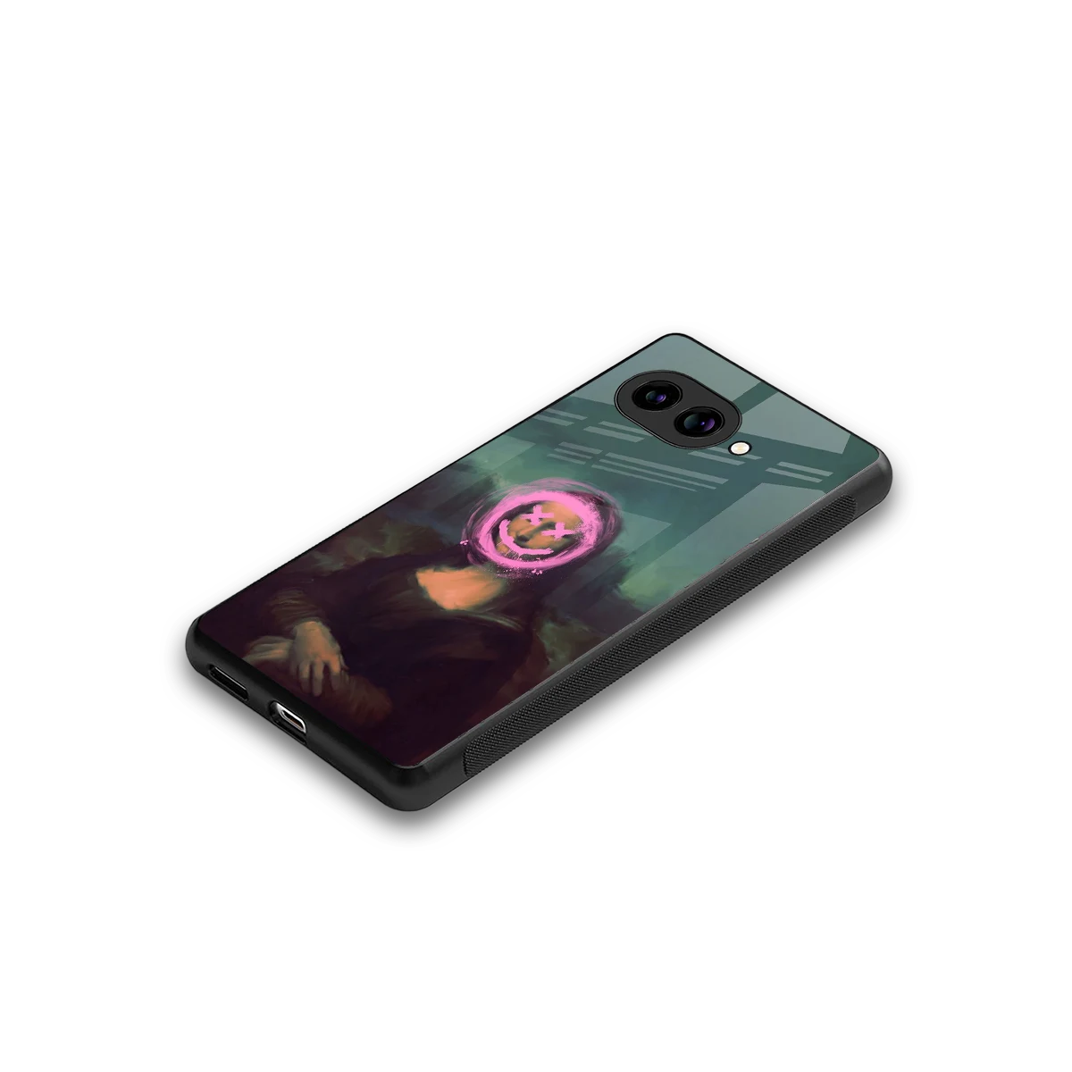 Graffiti Lisa stylish phone case for google pixel 10a | glossy glass and slim fit
