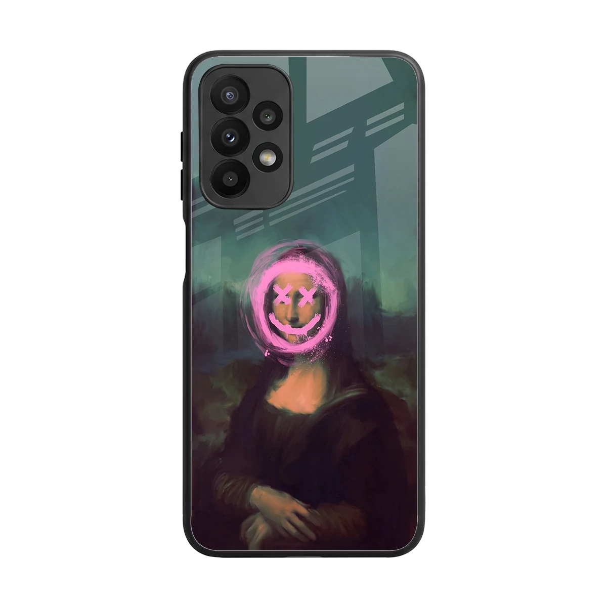 Graffiti Lisa back phone cover | glass case for samsung galaxy a23