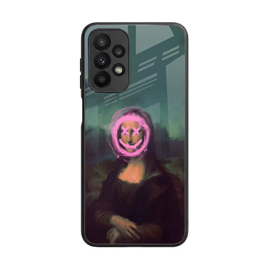 Graffiti Lisa back phone cover | glass case for samsung galaxy a23