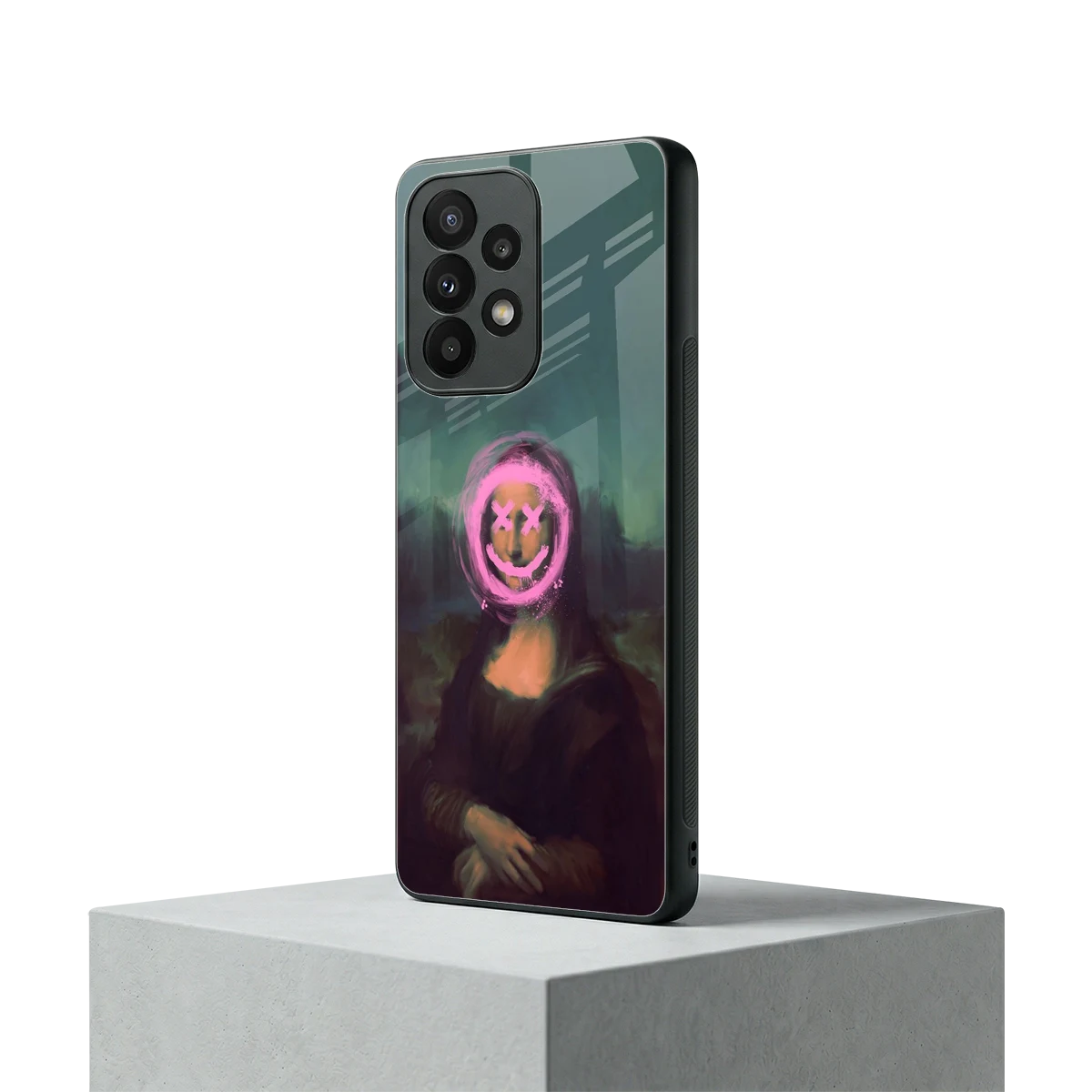 Graffiti Lisa samsung galaxy a23 mobile cover | shockproof glass phone case