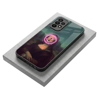 Graffiti Lisa stylish phone case for samsung galaxy a23 | glossy glass and slim fit