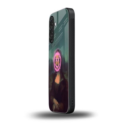 Graffiti Lisa samsung galaxy m36 5g mobile cover | shockproof glass phone case