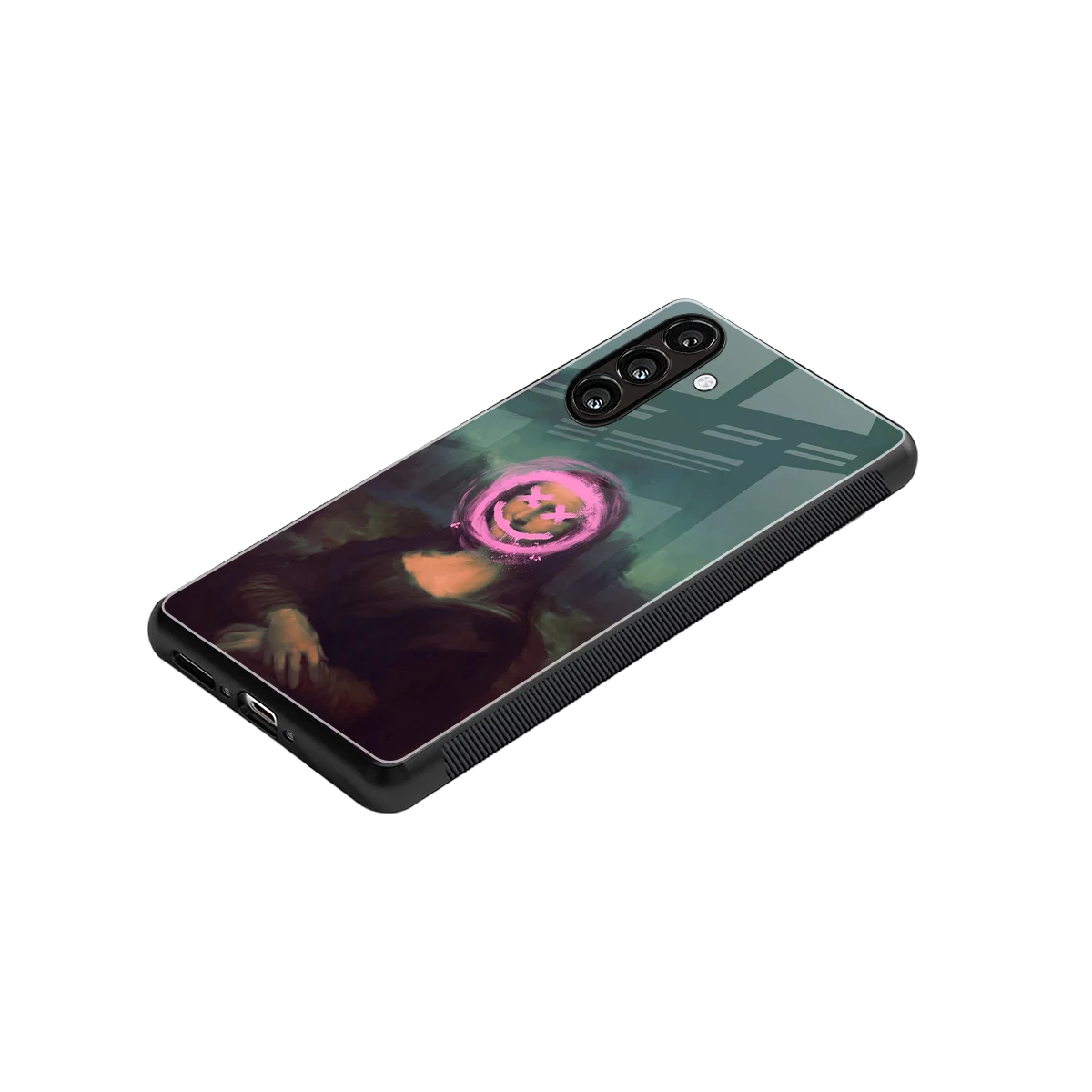 Graffiti Lisa stylish phone case for samsung galaxy m36 5g | glossy glass and slim fit