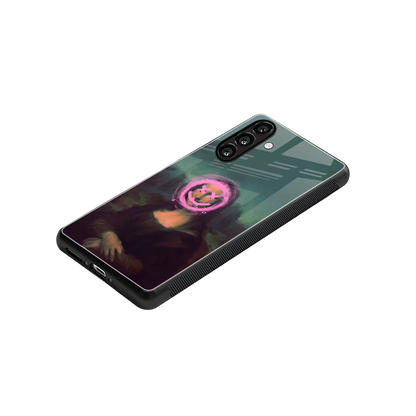 Graffiti Lisa stylish phone case for samsung galaxy m36 5g | glossy glass and slim fit