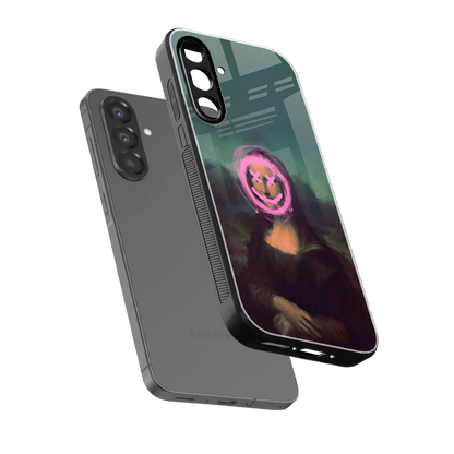 Graffiti Lisa sleek samsung galaxy a36 5g cover with tempered glass back and TPU edges