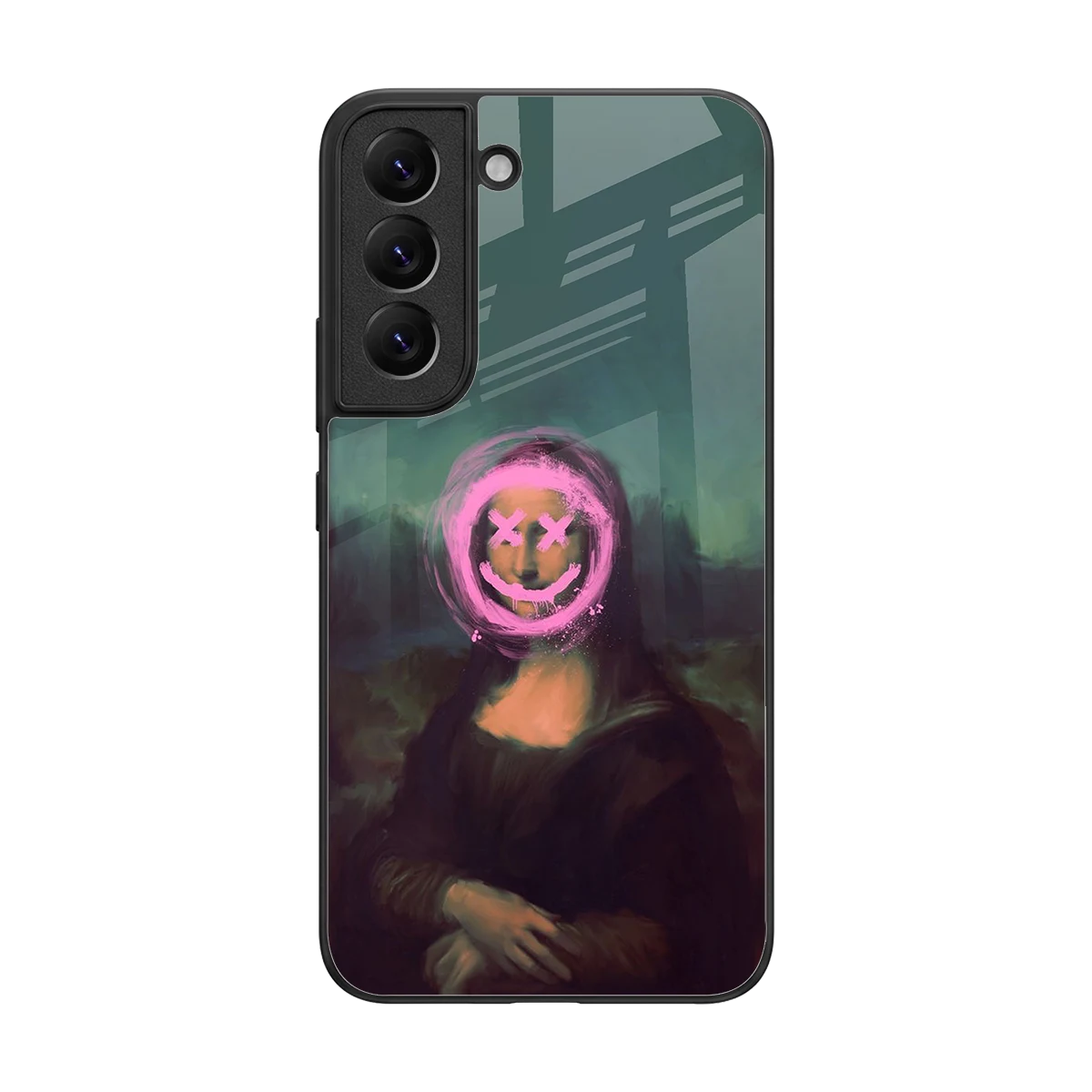 Graffiti Lisa back phone cover | glass case for samsung galaxy s22