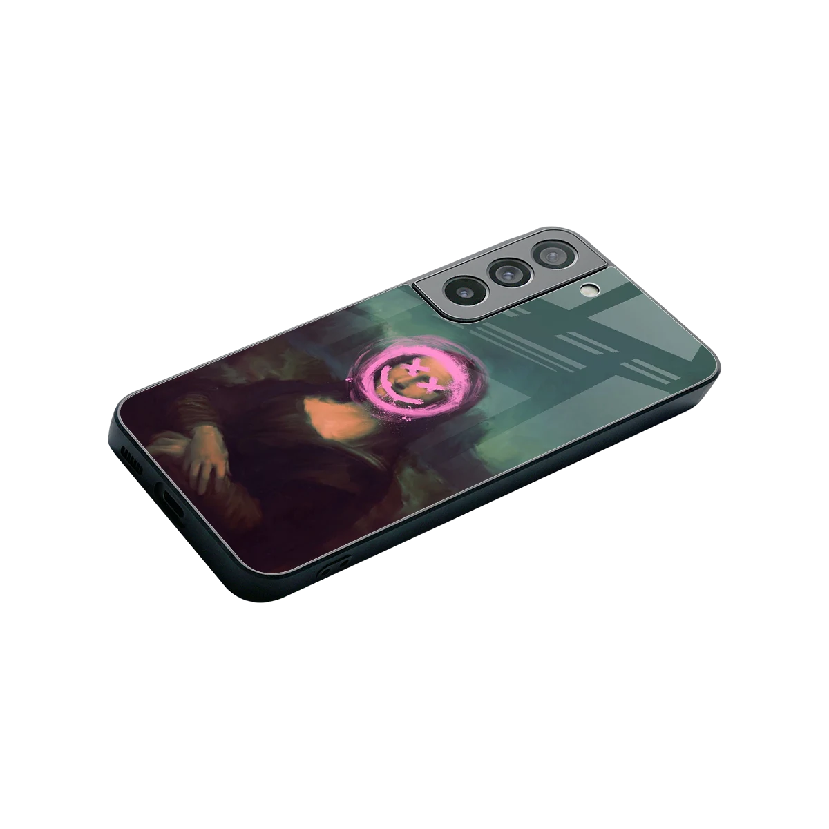 Graffiti Lisa stylish phone case for samsung galaxy s22 | glossy glass and slim fit