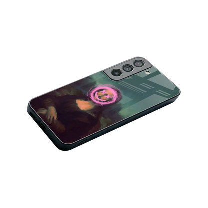 Graffiti Lisa stylish phone case for samsung galaxy s22 | glossy glass and slim fit