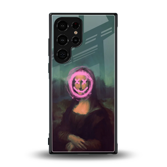 Graffiti Lisa back phone cover | glass case for samsung galaxy s24 ultra