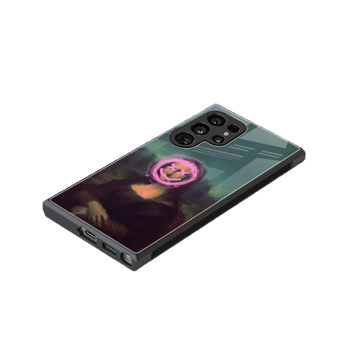Graffiti Lisa stylish phone case for samsung galaxy s24 ultra | glossy glass and slim fit