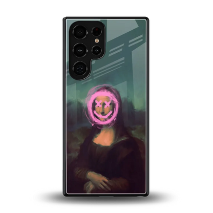 Graffiti Lisa back phone cover | glass case for samsung galaxy s26 ultra