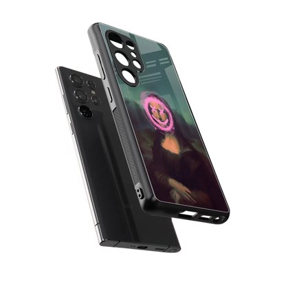 Graffiti Lisa sleek samsung galaxy s26 ultra cover with tempered glass back and TPU edges