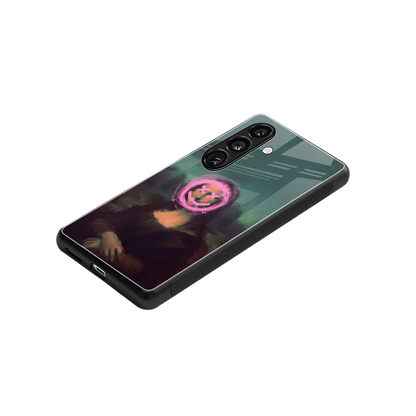 Graffiti Lisa stylish phone case for samsung galaxy s24 plus | glossy glass and slim fit