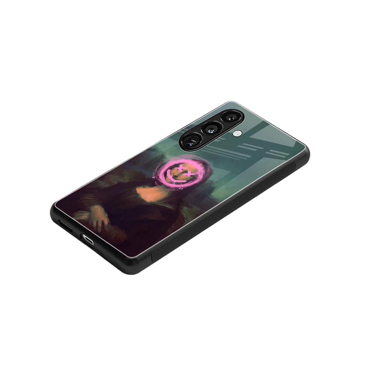 Graffiti Lisa stylish phone case for samsung galaxy s23 plus | glossy glass and slim fit