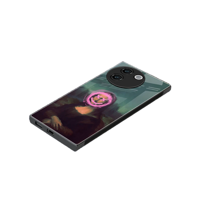 Graffiti Lisa stylish phone case for vivo v30e | glossy glass and slim fit