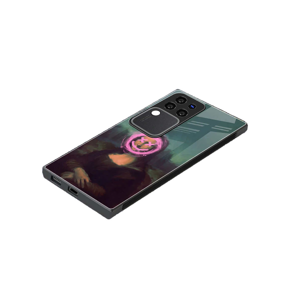 Graffiti Lisa stylish phone case forvivo v30 pro | glossy glass and slim fit