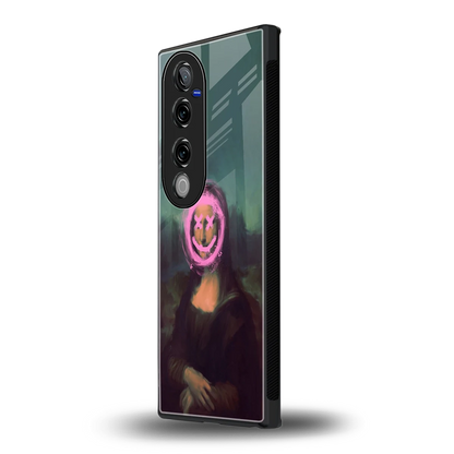 Graffiti Lisa vivo v40 pro mobile cover | shockproof glass phone case