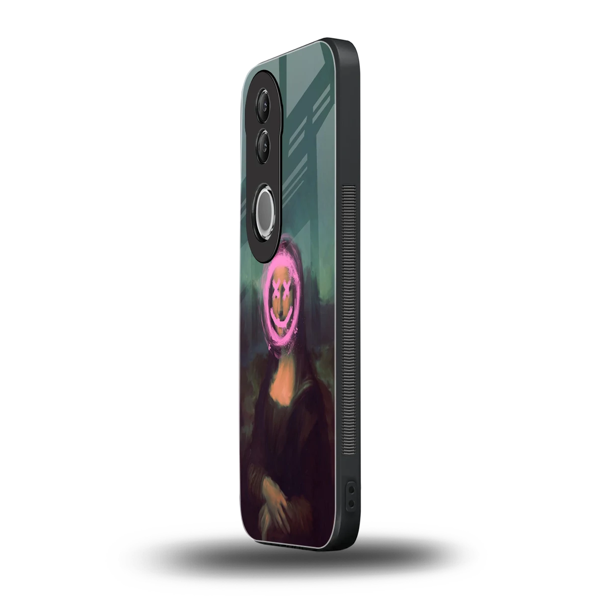Graffiti Lisa vivo v50 mobile cover | shockproof glass phone case