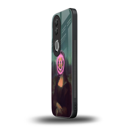 Graffiti Lisa vivo v50 mobile cover | shockproof glass phone case