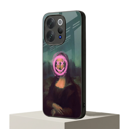 Graffiti Lisa vivo v70 mobile cover | shockproof glass phone case