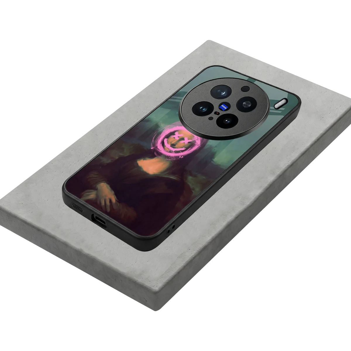 Graffiti Lisa stylish phone case for vivo x200 pro | glossy glass and slim fit