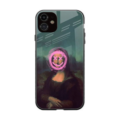 Graffiti Lisa back phone cover | glass case for iphone 11