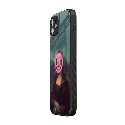 Graffiti Lisa iphone 11 mobile cover | shockproof glass phone case
