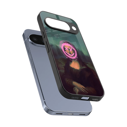 Graffiti Lisa sleek google pixel 10 cover with tempered glass back and TPU edges