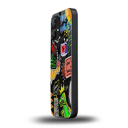 Graffiti nothing phone 1 mobile cover | shockproof glass phone case