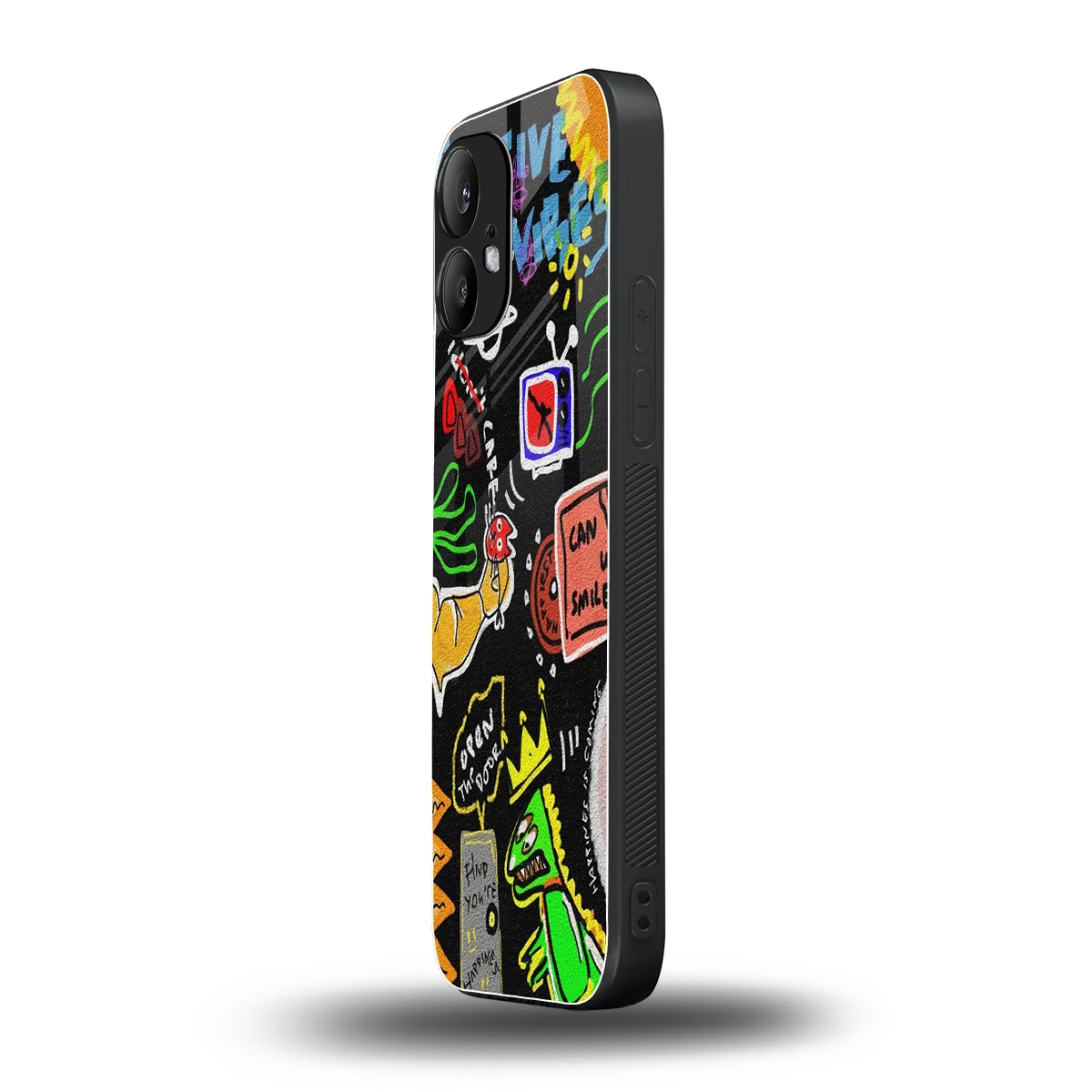 Graffiti nothing phone 2 mobile cover | shockproof glass phone case