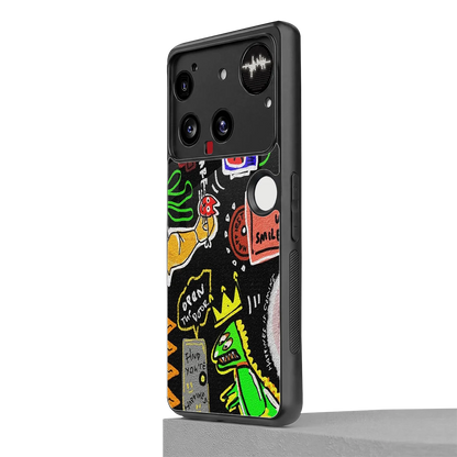 Graffiti nothing phone 3 mobile cover | shockproof glass phone case