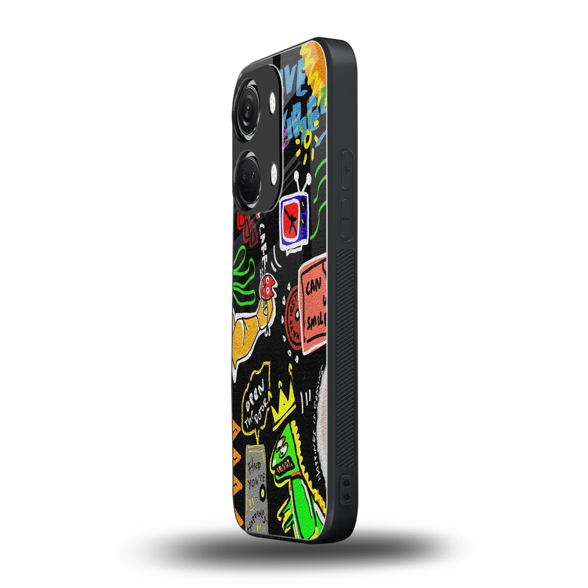Graffiti oneplus nord 3 mobile cover | shockproof glass phone case