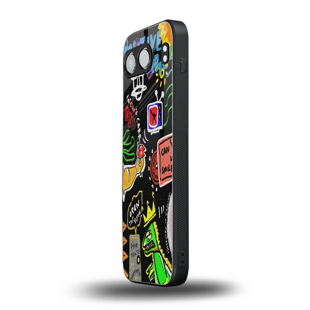 Graffiti oneplus nord 4 mobile cover | shockproof glass phone case
