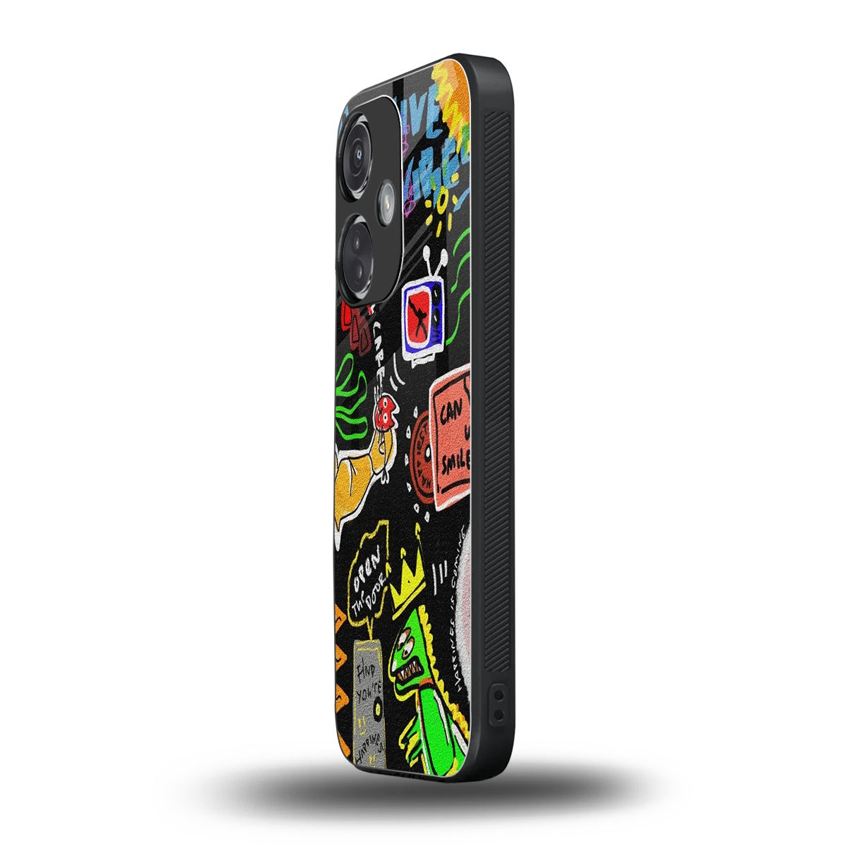 Graffiti oneplus nord ce 3 mobile cover | shockproof glass phone case