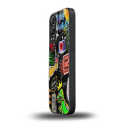 Graffiti oneplus nord ce 4 lite mobile cover | shockproof glass phone case