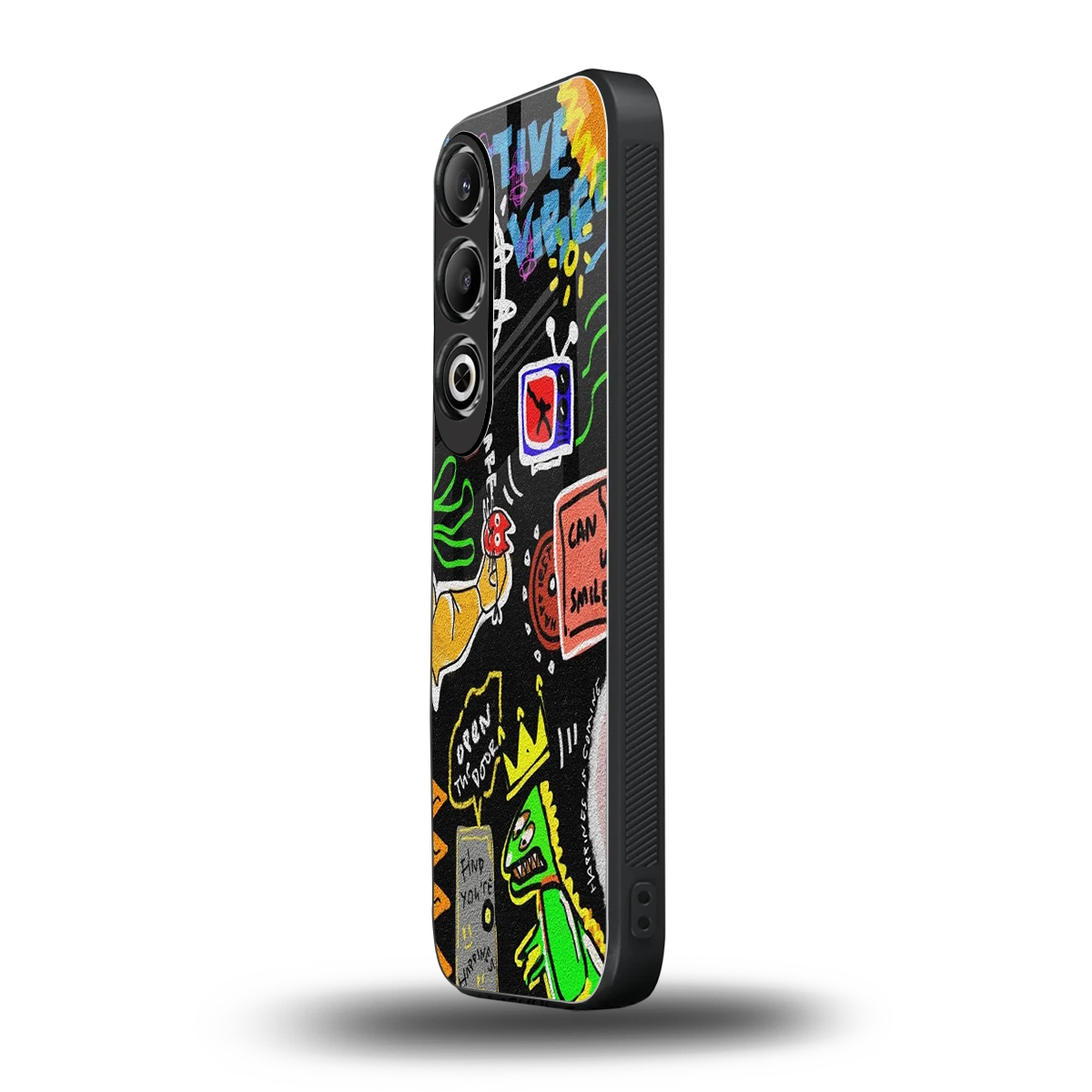 Graffiti oneplus nord ce 4 mobile cover | shockproof glass phone case