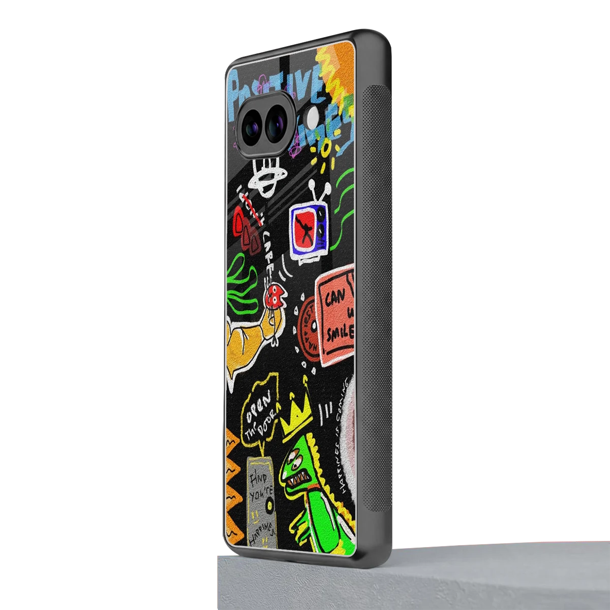 Graffiti google pixel 10a mobile cover | shockproof glass phone case