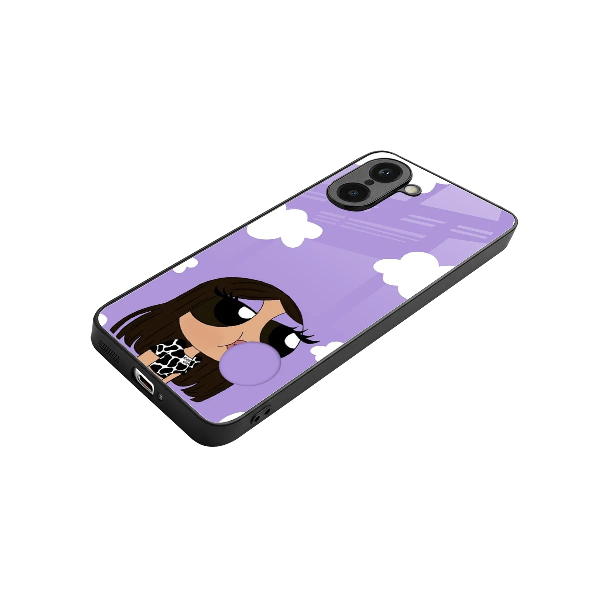 Grape Chic stylish phone case for oneplus nord ce5 5g | glossy glass and slim fit