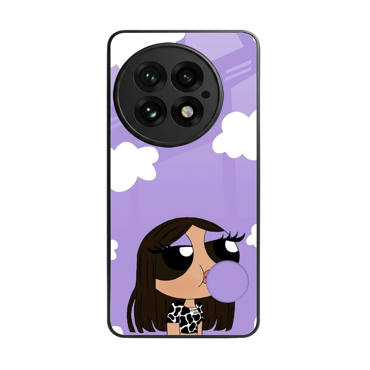 Grape Chic back phone cover | glass case for oneplus 13