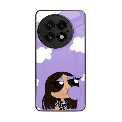 Grape Chic back phone cover | glass case for oneplus 13