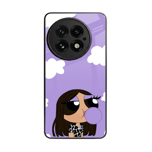 Grape Chic back phone cover | glass case for oneplus 13