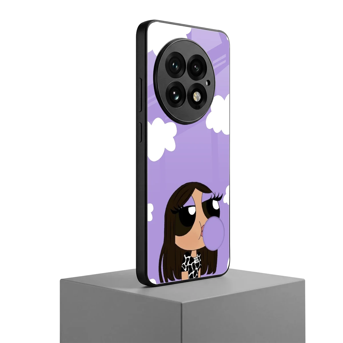 Grape Chic oneplus 13 mobile cover | shockproof glass phone case