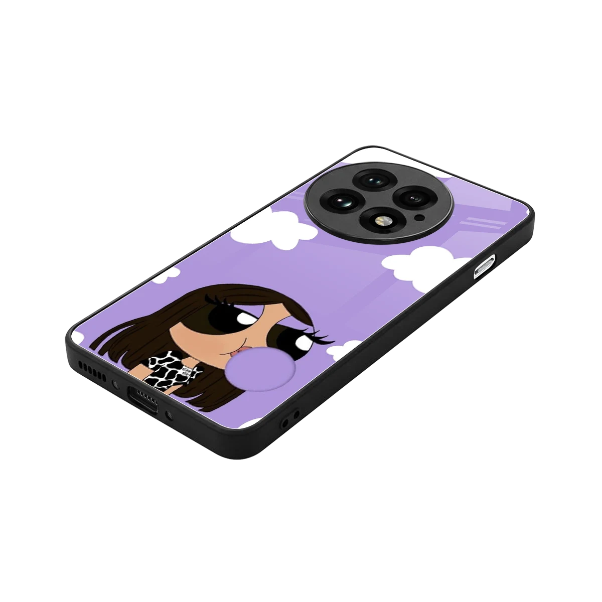 Grape Chic stylish phone case for oneplus 13 | glossy glass and slim fit