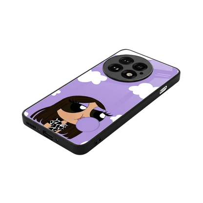 Grape Chic stylish phone case for oneplus 13 | glossy glass and slim fit