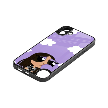 Grape Chic stylish phone case for cmf nothing phone 1 | glossy glass and slim fit