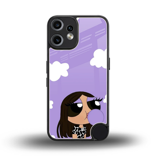 Grape Chic back phone cover | glass case for cmf nothing phone 2 pro