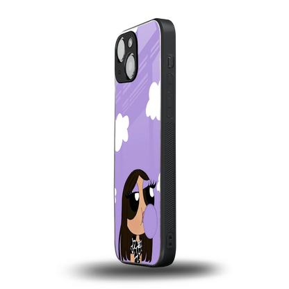 Grape Chic iphone 13 mini mobile cover | shockproof glass phone case