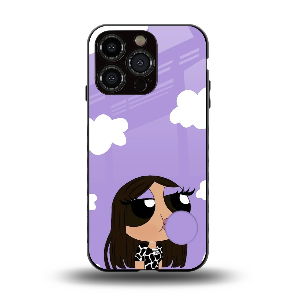 Grape Chic back phone cover | glass case for iphone 13 pro