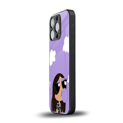 Grape Chic iphone 13 pro mobile cover | shockproof glass phone case